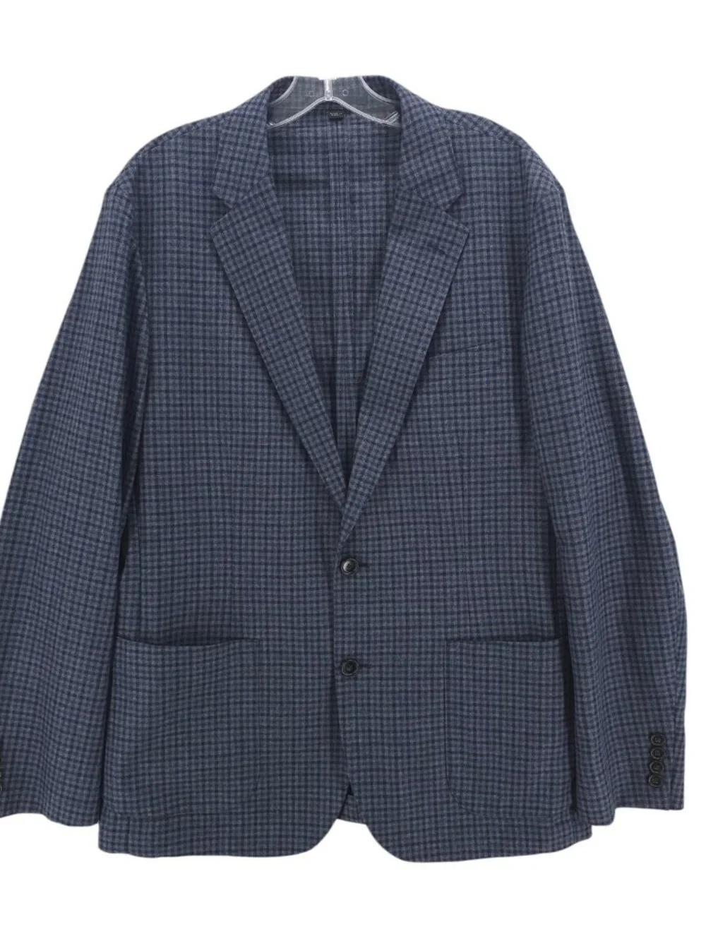 NWT J CREW Ludlow Slim Fit Blazer English Moon Cotton Wool Unlined Check 42R